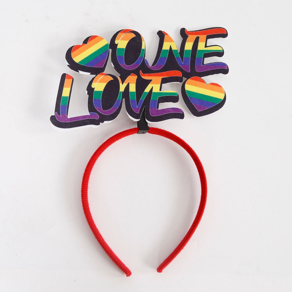 YT2 LGBT Pride Parade tóc theo chủ đề trang trí tiệc ban nhạc Phụ kiện tóc TY2