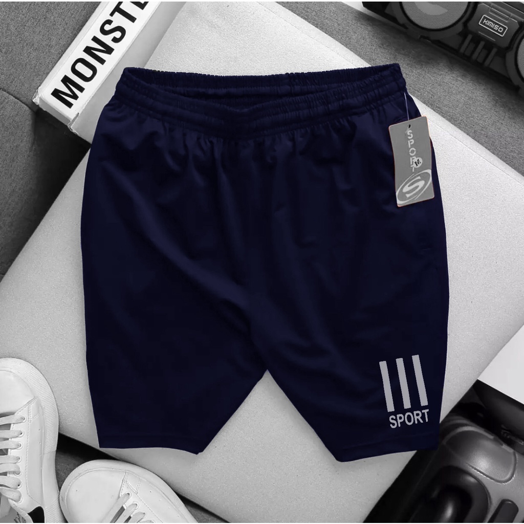 Quần Đùi Nam Mặc Nhà Sport Thể Thao Nam Cao Cấp Vải Siêu Mềm Mịn Co Giãn tốt form năng động shop thể thao Kute