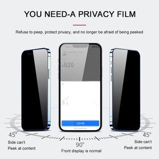 Kính Cường Lực 9H Chống Nhìn Trộm Chất Lượng Cao Cho iPhone 14 12 13 Pro MAX X XS MAX XR 6 6S 7 8 Plus