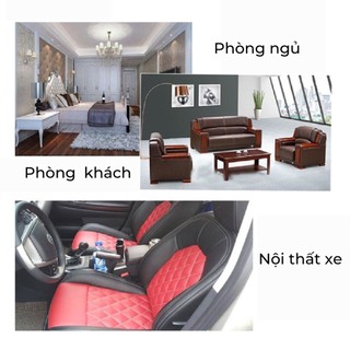 Da PU tự dính, vải da dán ghế sofa, đồ da sofa