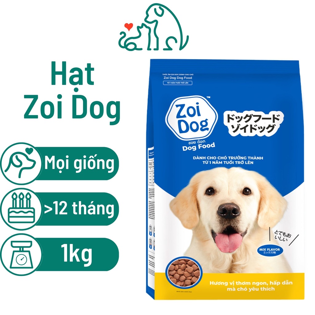 Thức ăn chó Zoi Dog xương chắc tăng miễn dịch túi 1kg - Bivido | Shopee ...