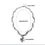 YOI Không Đều Ngọn Lửa Dây Chuyền Vòng Cổ Choker Trang Sức Vòng Cổ Cá Tính Cho Nữ