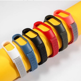 Dây đeo sợi nylon cho đồng hồ thông minh Xiaomi Mi Band 7 6 5 Miband 3 4