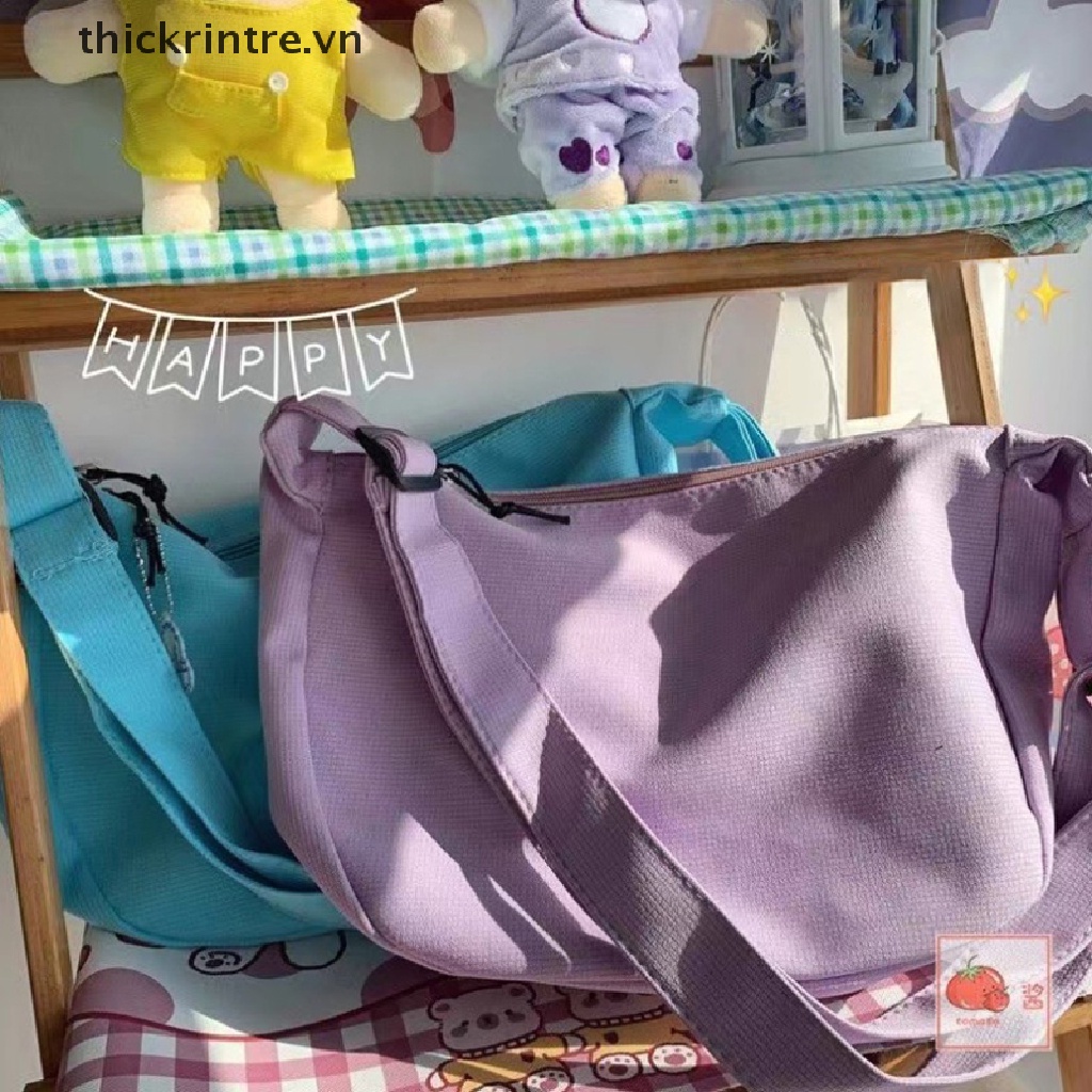 Túi Xách Canvas Sức Chứa Lớn Phong Cách Harajuku Nhật Bản Dễ Thương Cho Nữ y2k