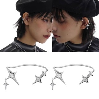 Fine Star Ear Cuff Wrap Non-Piercing Dangle Bông Tai Sụn Leo Bông Tai Trang Sức Thời Trang Sinh Nhật Cho Nữ Cô Gái