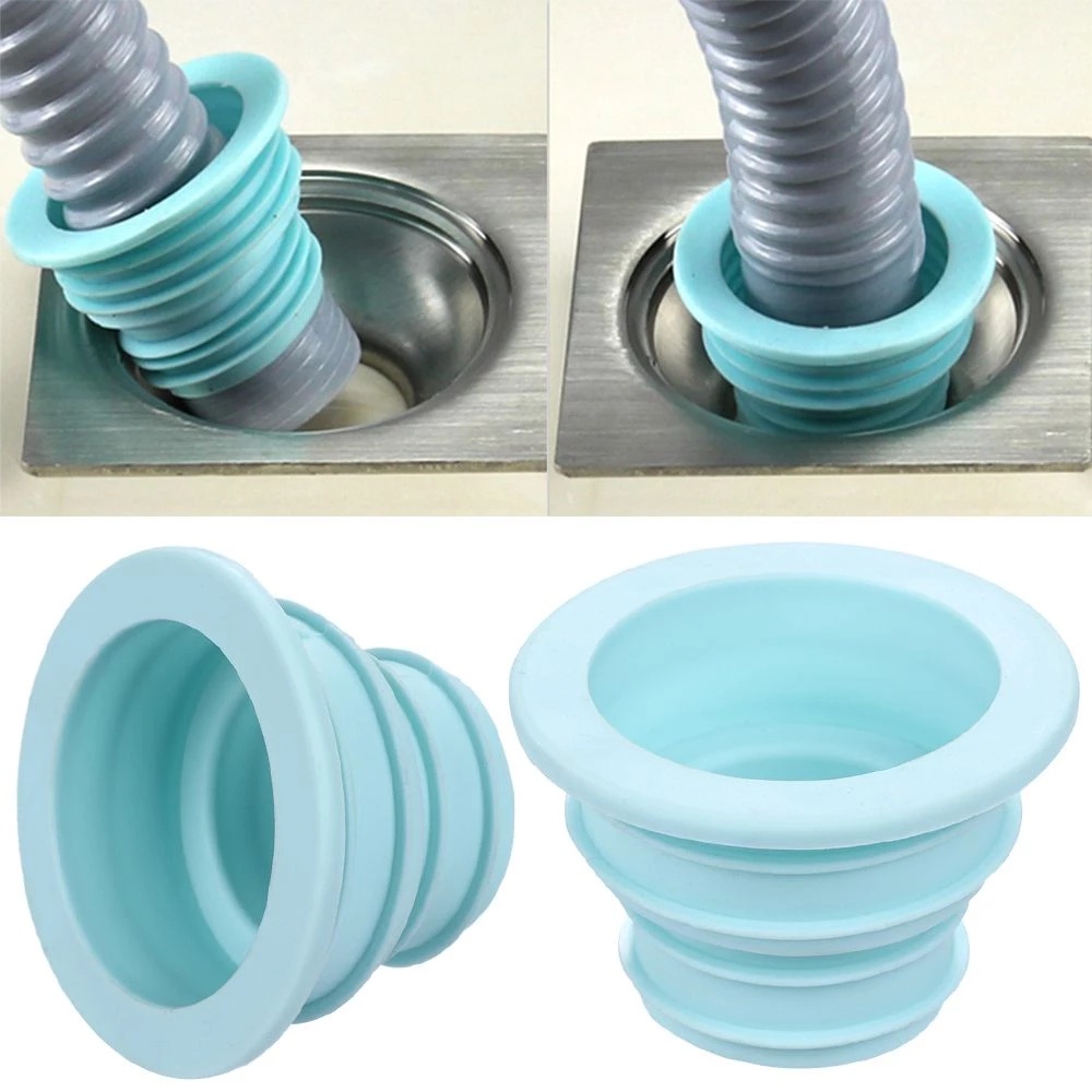 1 Vòng Chặn Lỗ Thoát Nước Máy Giặt Chống Nghẹt / Côn Trùng Chống Mùi Hôi Màu Sắc Ngẫu Nhiên