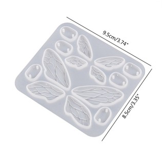 Khuôn Silicone Làm Mặt Dây Chuyền Hình Đôi Cánh