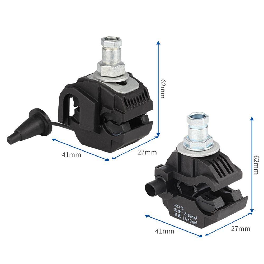 Đầu nối xuyên lỗ cách nhiệt AWNGD, Kẹp cáp không săm 63A / 75A, Hình chữ T ngoài trời Phụ kiện dây điện Kẹp kết nối xuyên