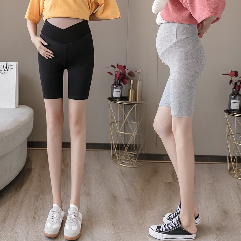 Quần Legging Lưng Thấp An Toàn Phong Cách Mới 2022 Cho Mẹ Bầu
