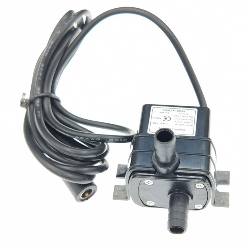 SHI Siêu yên tĩnh cho máy bơm nước chìm DC 12V 240L H 4 8W Động cơ không chổi than