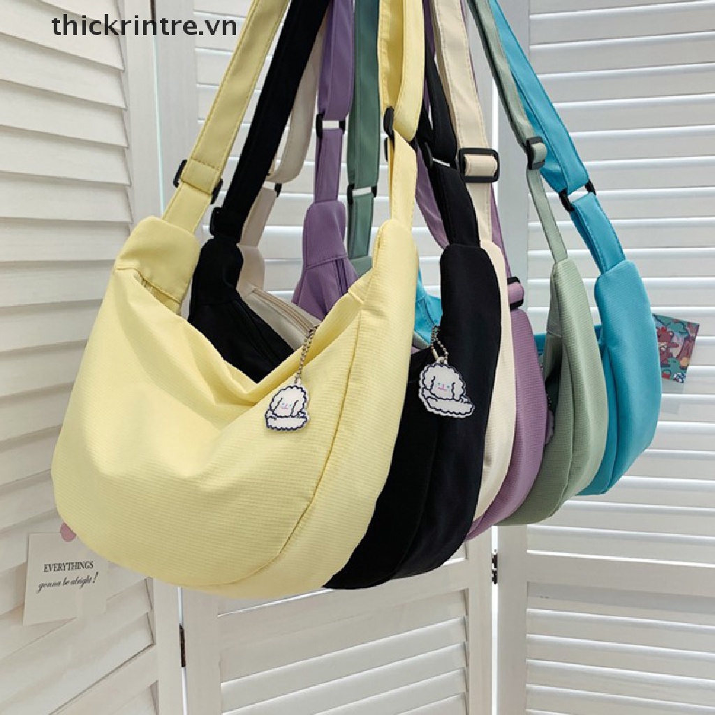 Túi Xách Canvas Sức Chứa Lớn Phong Cách Harajuku Nhật Bản Dễ Thương Cho Nữ y2k