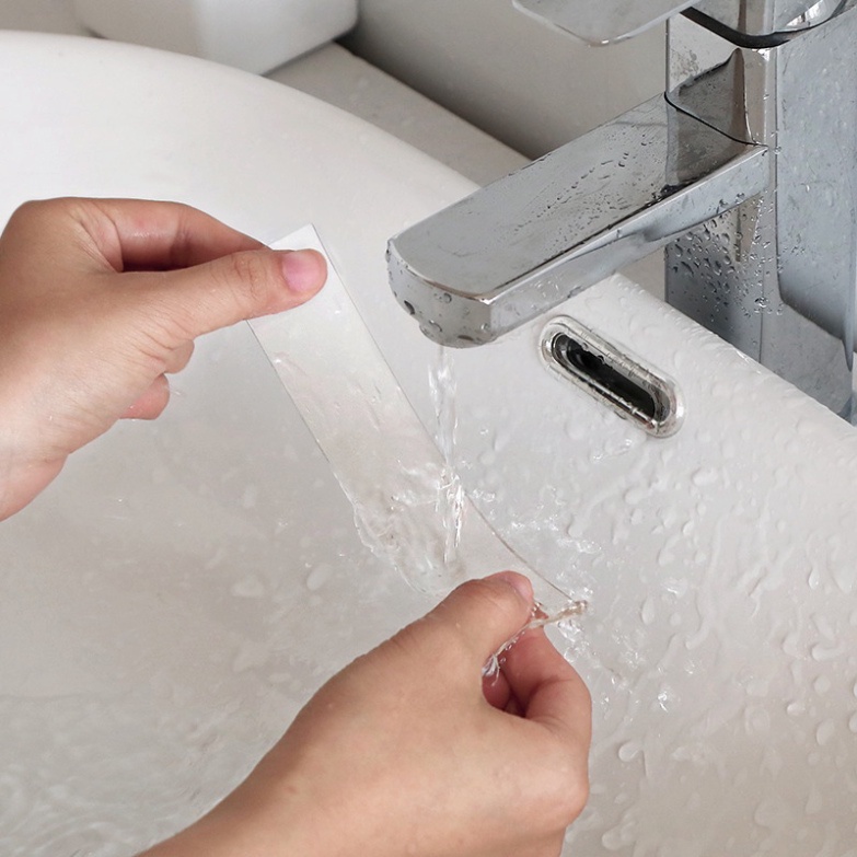 Băng keo 2 mặt 5m siêu dính trong suốt , chất liệu dán mọi vật dụng