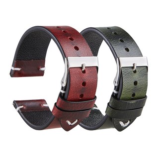 Dây Da Bò 18mm 20mm 22mm 20 / 22mm Thay Thế Cho Đồng Hồ Đeo Tay