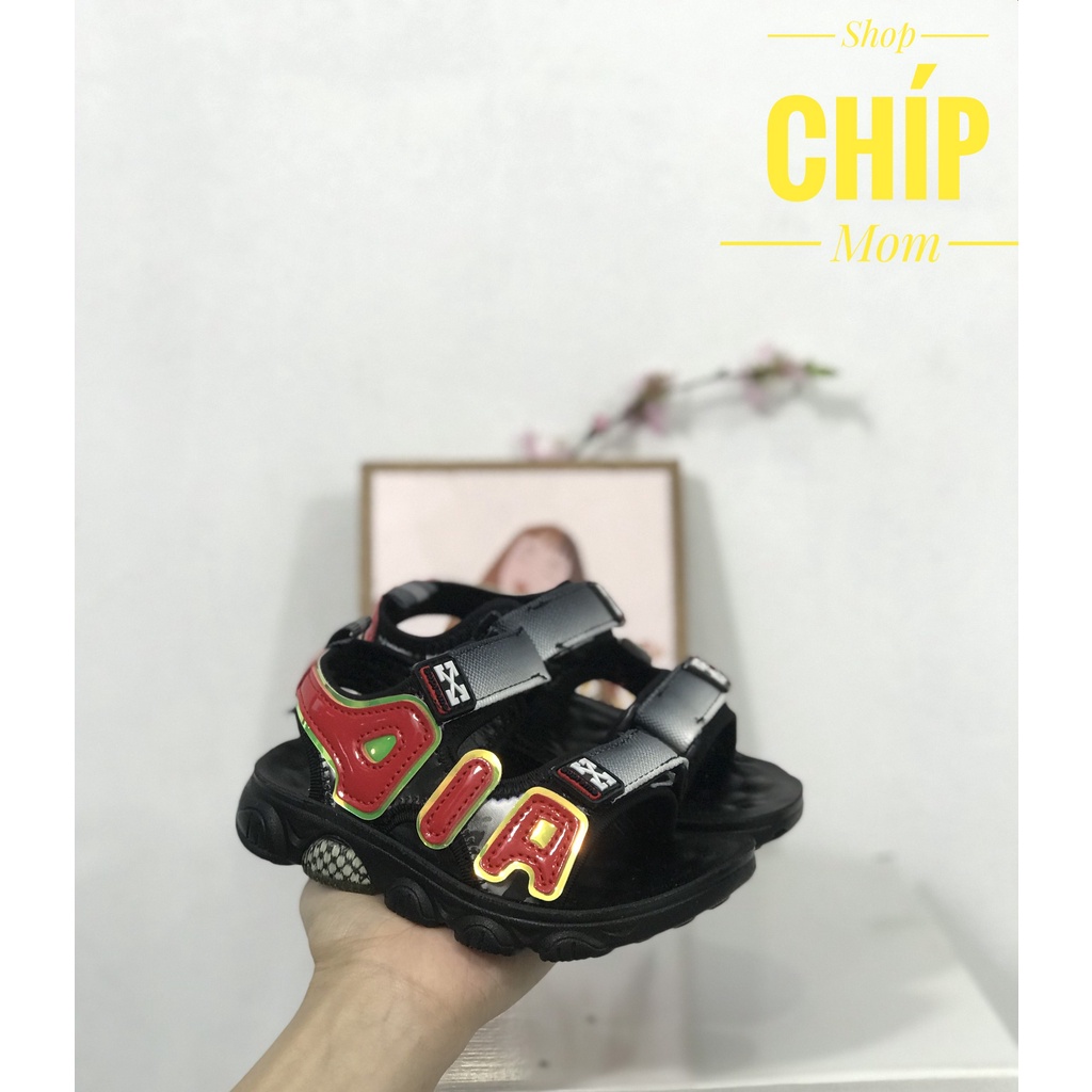 sandal bé trai dép quai hậu cho bé khâu đế nội địa siêu bên full hộp đế êm chống trượt quai vài êm chân mẫu mới 820