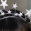 Bộ vest cô dâu với trang sức tiara đá nhân tạo thiết kế hình ngôi sao, mũ trang sức tiara cho ngày cưới