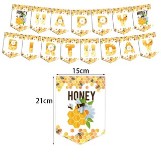 ST2 Ong Chủ Đề Trẻ Em Tiệc Sinh Nhật Trang Trí Biểu Ngữ Bánh topper Bóng Bộ Cung Cấp TS2