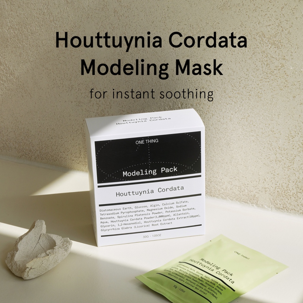 Ảnh Mặt nạ modeling diếp cá 20g (7 miếng) | Houttuynia Cordata Modeling Pack 1