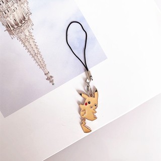 Móc Điện Thoại Di Động Hình Khủng Long / Pikachu Cỡ Nhỏ Dễ Thương diy