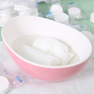 100 Chiếc Khăn Nén Dùng Một Lần Viên Viên Khăn Lau Du Lịch Cắm Trại