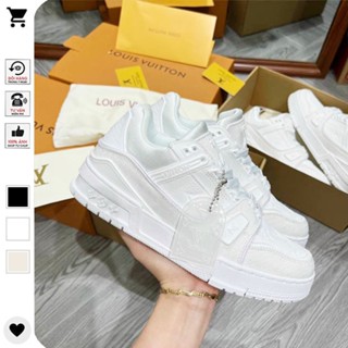 Giày LV Louis Vuitton Trainer Black White, Giày Sneaker LV Nam Nữ Hàng Cao  Cấp | Shopee Việt Nam