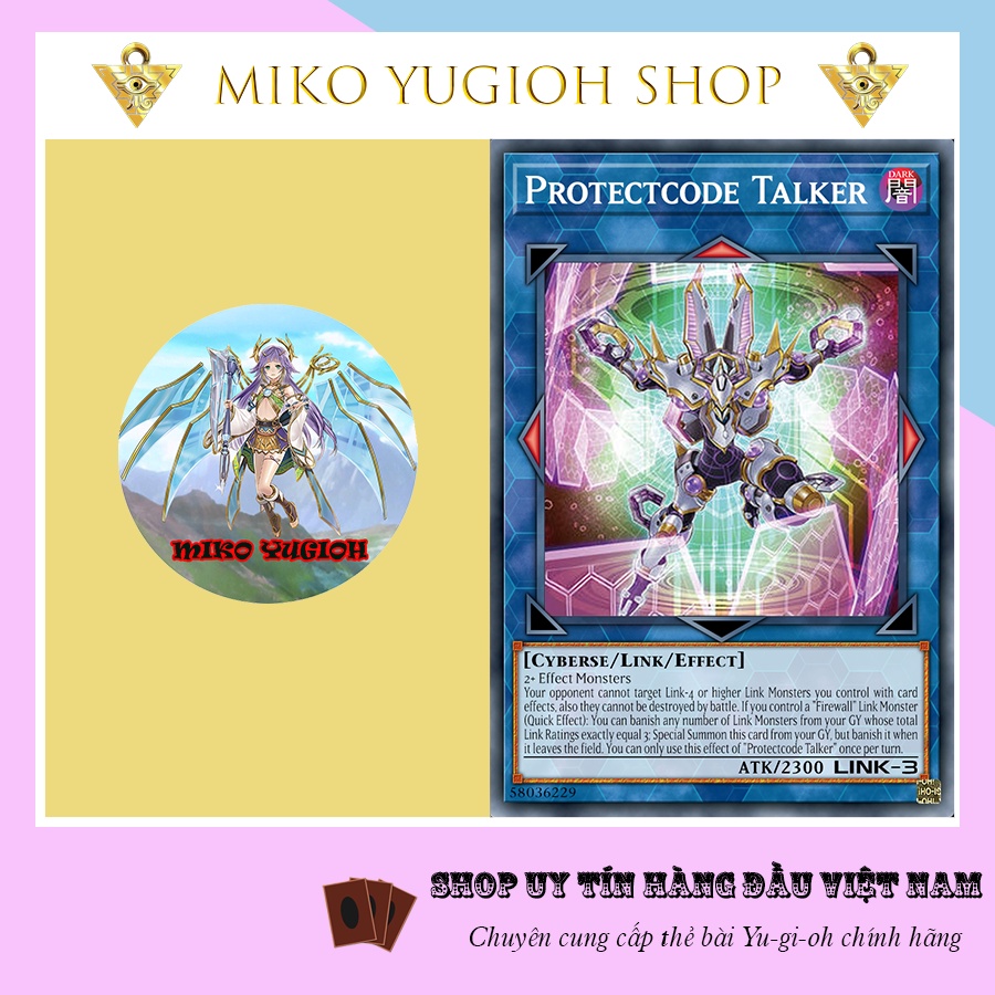 Miko Yugioh Thẻ Bài Yugioh Chính Hãng Tiếng Nhật Protectcode Talker Cyac Shopee Việt Nam 1933