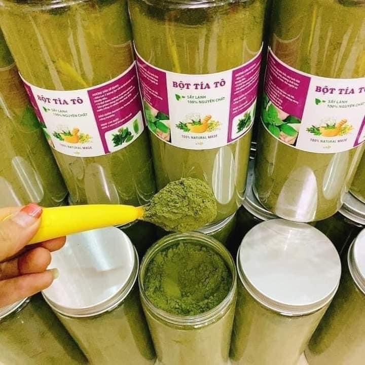 Bột Tía tô nguyên chất sấy lạnh - Hộp 500gr