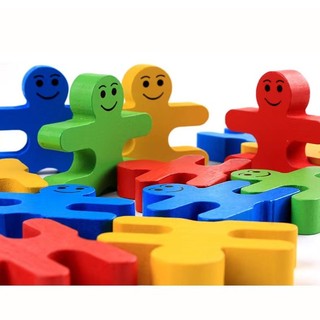 Đồ Chơi Lắp Ráp Cân Bằng Bằng Gỗ Montessori Giáo Dục Kỹ Năng Động Cơ Tốt - Phân Loại & Phù Hợp Giáo Dục Cho Trẻ Em