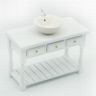 Nhà Vệ Sinh Thu Nhỏ Nội Thất Mini Cảnh Mô Hình Đạo Cụ Chụp Ảnh Bồn Tắm Chậu Rửa