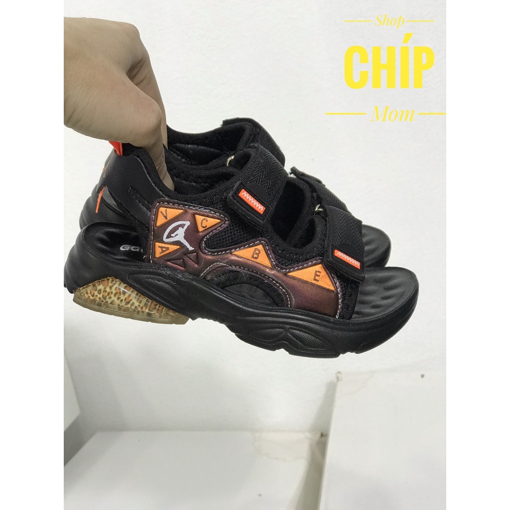 sandal bé trai dép quai hậu cho bé khâu đế nội địa bền đẹp quai dán họa tiết siêu đẹp kiểu dáng thể thao năng động SL626