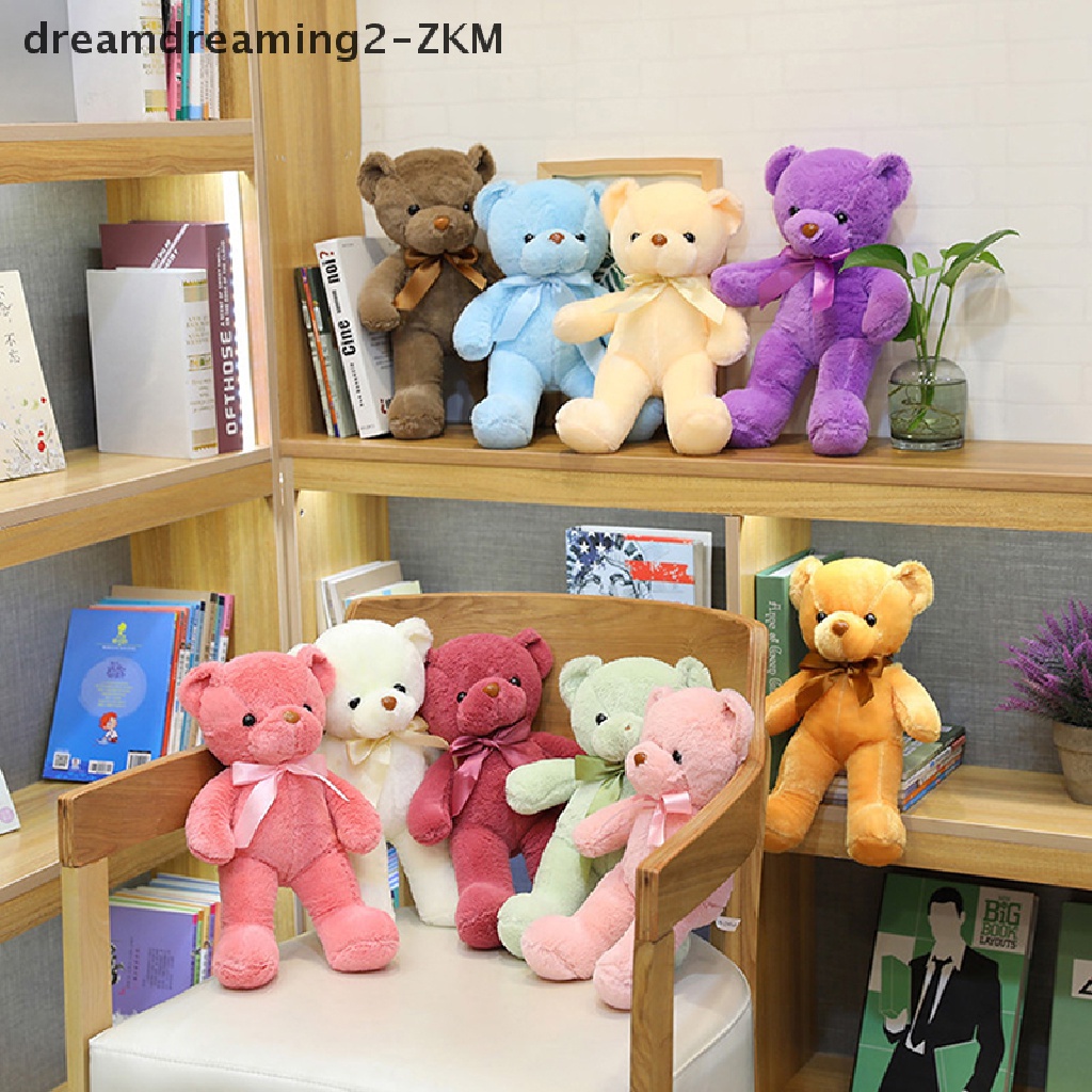 [dreamdreaming] Gấu Sang Trọng Đồ Chơi Nhồi Bông Gấu Mềm Quà Tặng Đám Cưới Cho Bé Quà Tặng Trẻ Em [zkm]