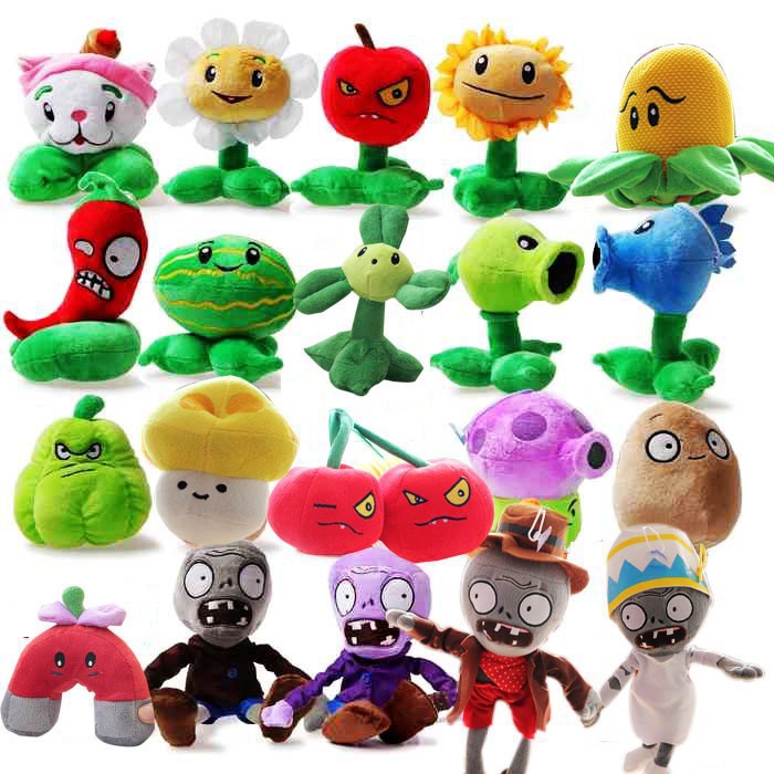 Thú nhồi bông PLANTS vs. ZOMBIES đa dạng