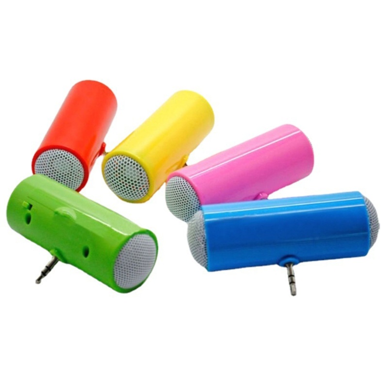 Loa di động GODD Loa USB Mini có giắc cắm 3 5mm cho điện thoại di động PC Laptop MP3