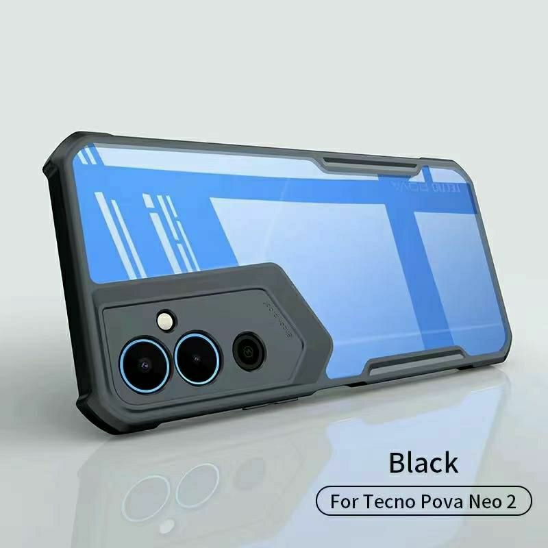Ốp điện thoại chống sốc 3in1 Tecno Pova Neo 2 cho phim mờ bằng gốm POVA NEO2 + Phim ống kính máy ảnh