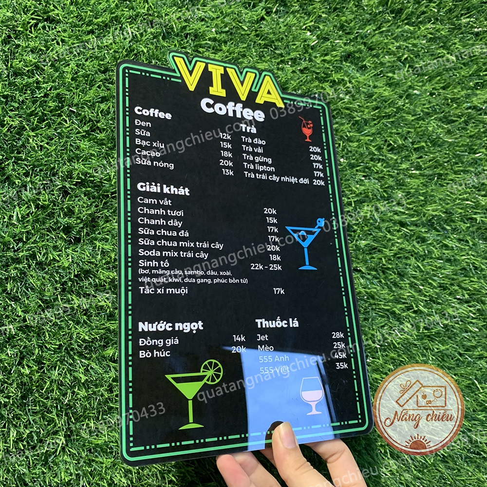 NHẬN IN THUÊ CÁC MENU QUÁN CAFE, QUÁN PHỞ, QUÁN ĂN, QUÁN TÓC ...
