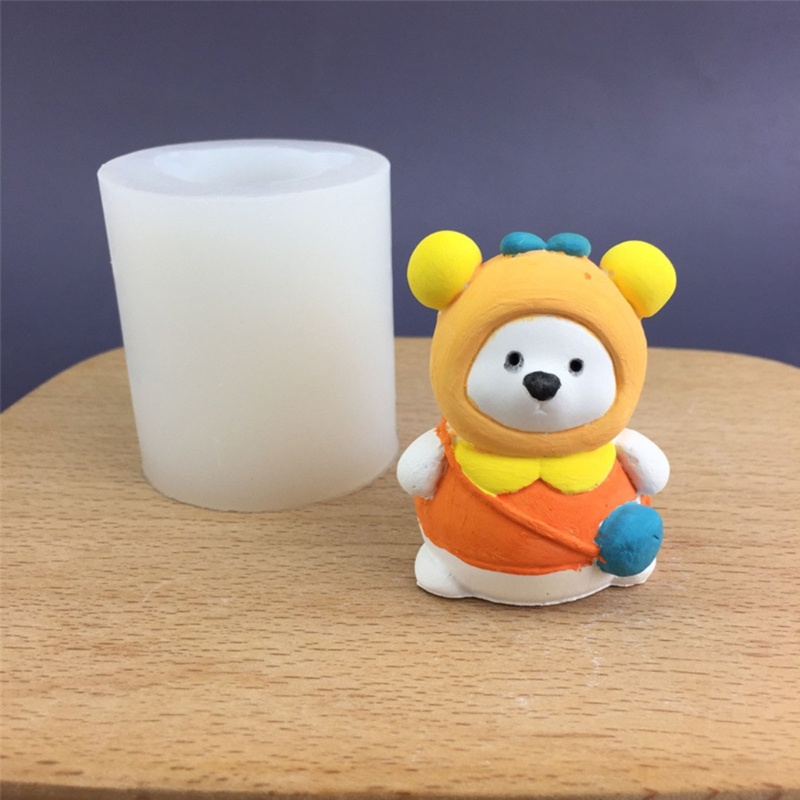 Khuôn Silicone Làm Ba Lô / Đồ Trang Sức Hình Gấu Đáng Yêu