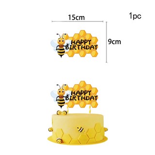 ST2 Ong Chủ Đề Trẻ Em Tiệc Sinh Nhật Trang Trí Biểu Ngữ Bánh topper Bóng Bộ Cung Cấp TS2