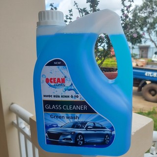 Nước Rửa Kính Ô Tô Ocean Glass 2.7L Dùng Trực Tiếp. Tăng Độ Sáng Bóng Cho Kính Xe, Gương Xe