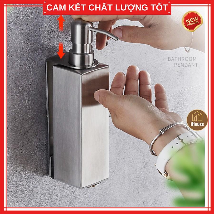 Lọ Đựng Nước Rửa Tay Inox 304, Bình Đựng Sữa Tắm Dầu Gội Dán Tường Hoặc ...
