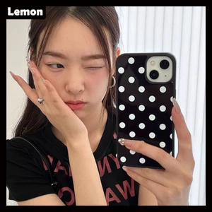 Ốp Điện Thoại Mềm Họa Tiết Chấm Bi Cho Iphone 14pro / 14promax / 13 / 13pro / 13promax / 11 / 12 / 12pro / 12promax / XR / XSMAX / 7P / 8P / MINI