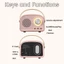 YRBWD Mini Radio Tay cầm âm nhạc cổ điển có MIC