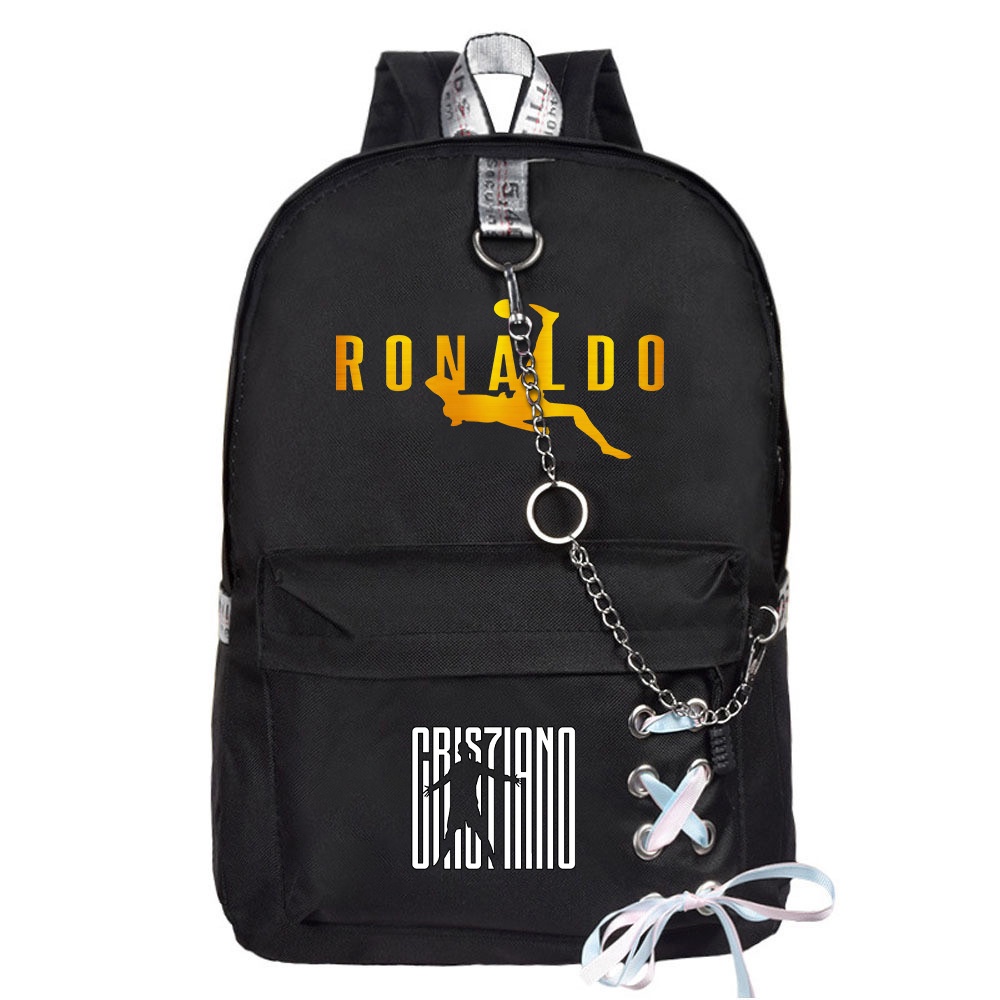 YT2 Cristiano Ronaldo Ba Lô Dành Cho Nữ Nam Học Sinh Công Suất Lớn Thời Trang Cá Tính Đa Năng Túi Nữ
