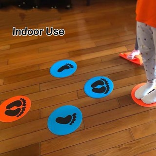 Tấm Đệm Tập Giữ Thăng Bằng In Dấu Tay / Dấu Vân Tay / Dấu Chân Cho Trẻ Em Dùng Trong Nhà / Ngoài Trời