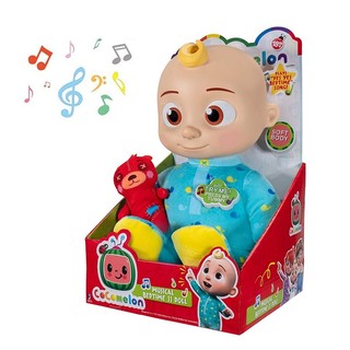 Đồ chơi sang trọng dưa hấu Jj có âm thanh giai điệu cho trẻ em ngủ và chơi