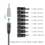 YRBWD Boost Line Bền USB sang DC Jack cho Bộ định tuyến Wifi Modem Bộ chuyển đổi loa quạt