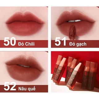 Son Black Rouge A12 màu đỏ gạch ver 2 nắp tím nhập khẩu chính hãng - Bebeau