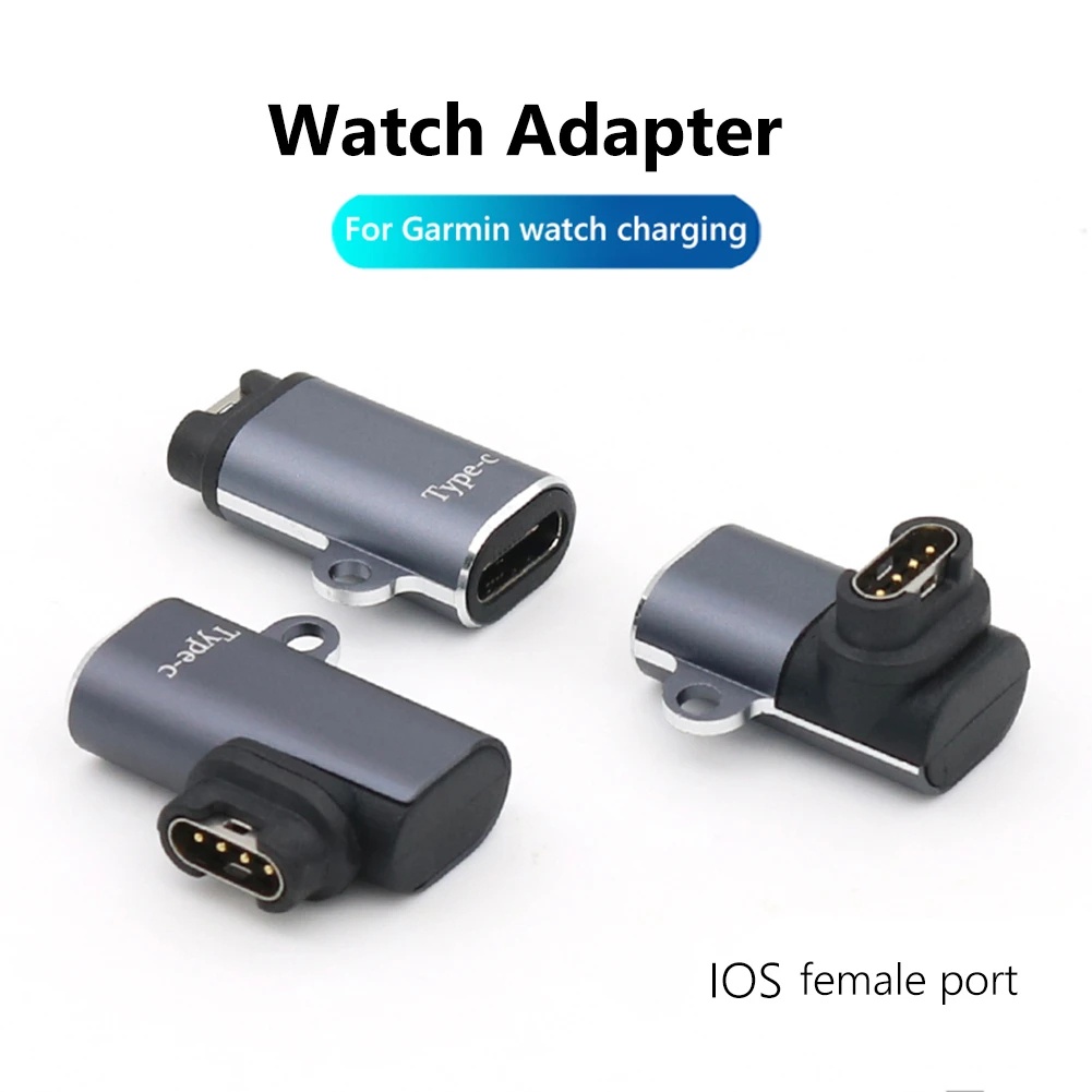 Đầu Chuyển Đổi Micro USB / Type-C / IOS Cho Đồng Hồ Thông Minh Garmin Fenix / Venu / Vivoactive / Garmin