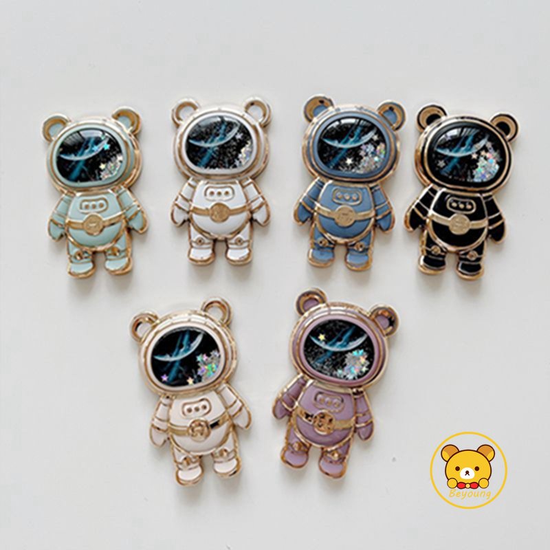 Giá đỡ điện thoại hình gấu 3D dễ thương, giá đỡ gấp đa năng, treo lưng, giá đỡ ngón tay cho điện thoại thông minh