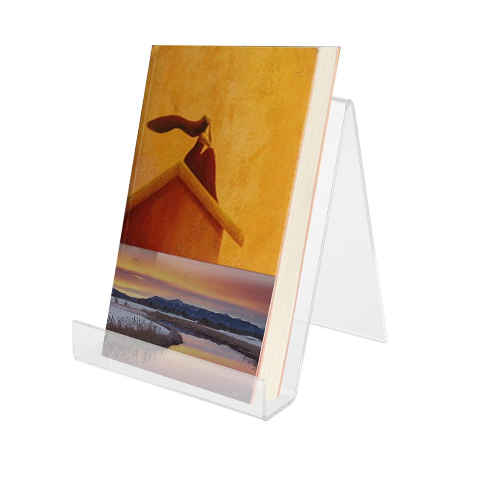 Acrylic Literature Rack Book Display Stand Book Stands for Display
