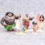Quyến Rũ Moana 6 Nhân Vật Hành Động Búp Bê Lý Tưởng Cho Giờ Chơi Và Trang Trí