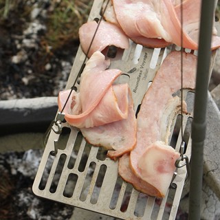Lò Nướng BBQ Mini Bằng Titan Tiện Dụng Cho Hoạt Động Ngoài Trời
